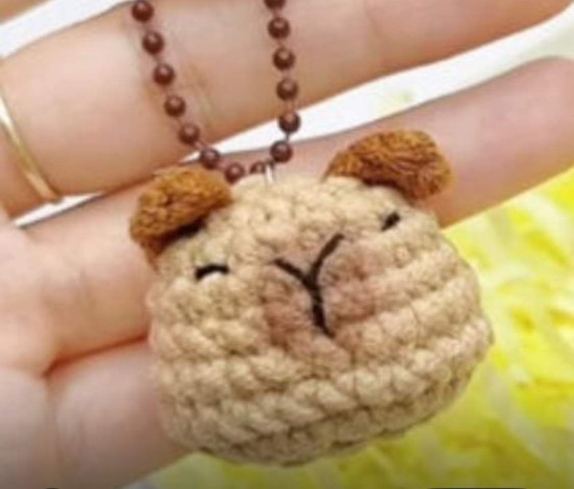 Capybara Keychain